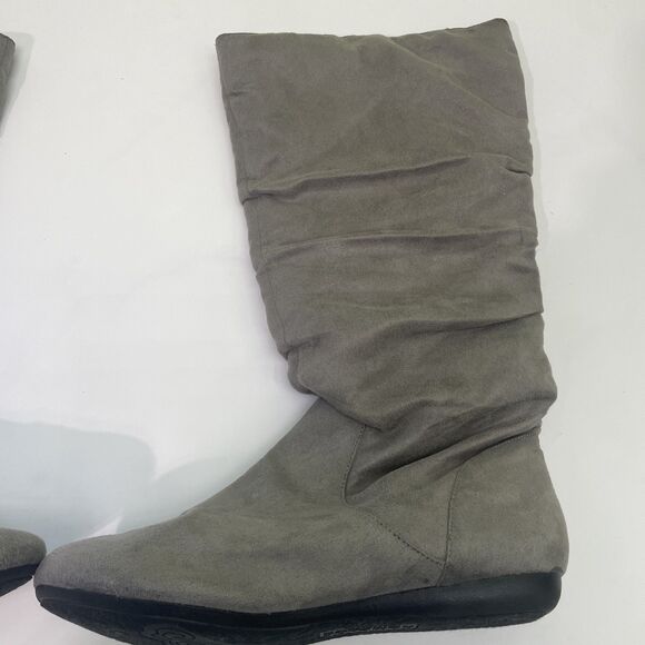 Rampage Korrie Brown Faux Suede Mid-Calf Boots Sz 8 - Picture 3 of 4